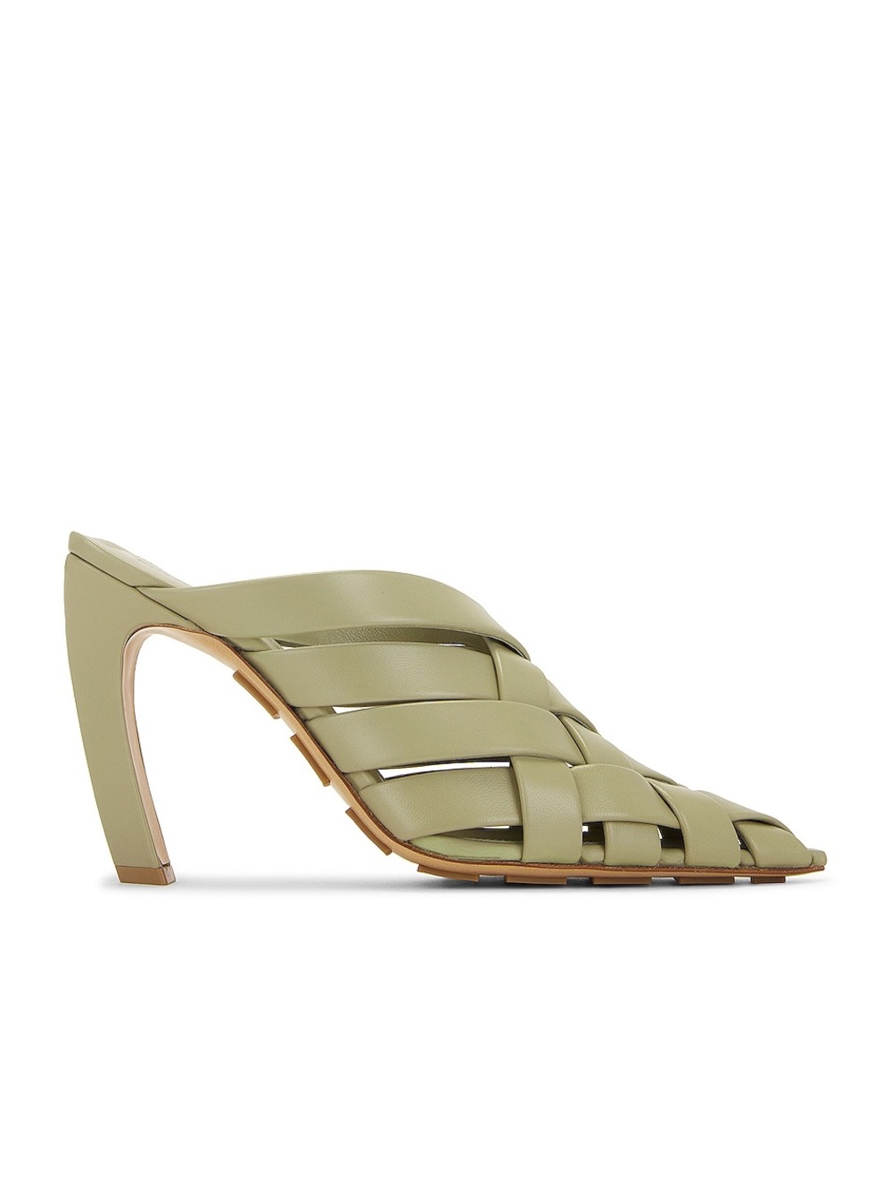Bottega Veneta Alfie Mule in Travertine